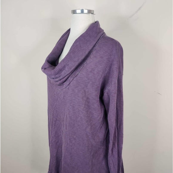 Standard James Perse Cowl Neck Tunic 3 / Large Loose Oversize - Picture 4 of 8
